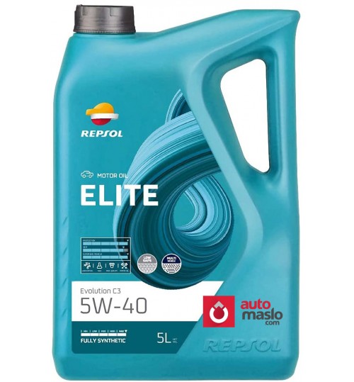 REPSOL ELITE EVOLUTION C3 5W40, 5л